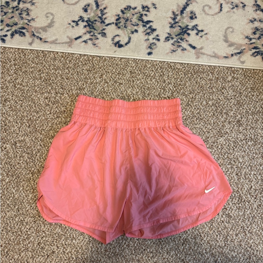 Nike Women's Sea Coral High-Waisted Athletic Shorts
